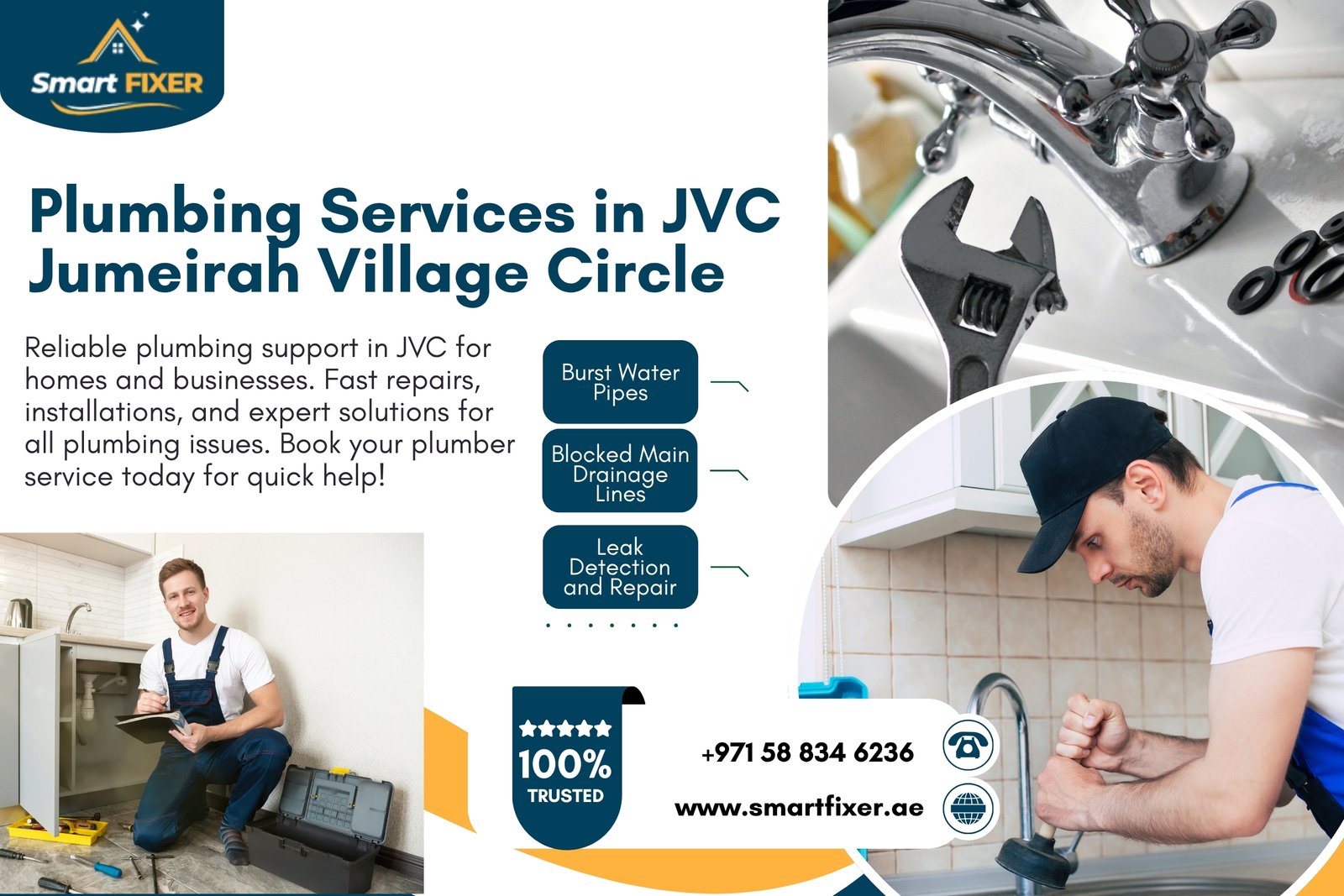 Plumbing Services in JVC Jumeirah Village Circle