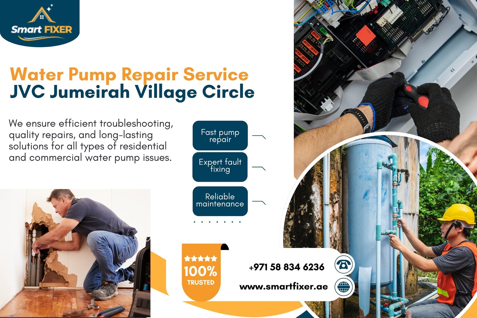 Water Pump Repair Service JVC Jumeirah Village Circle