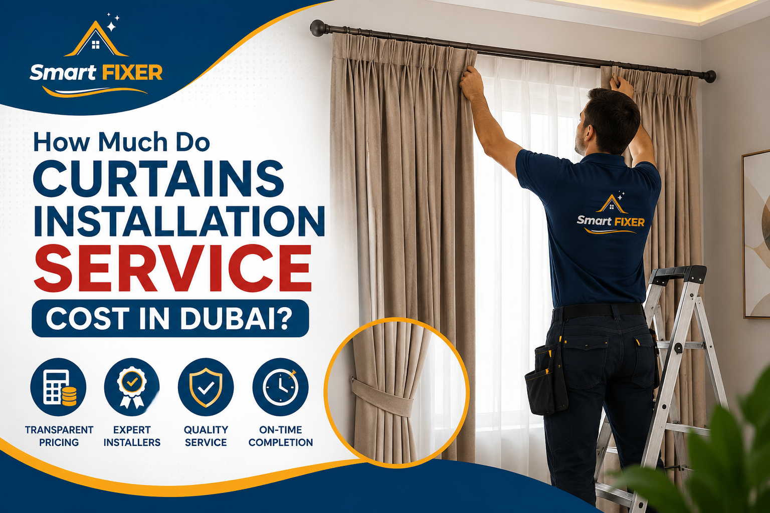 curtain installation in JVC Jumeirah Village Circle