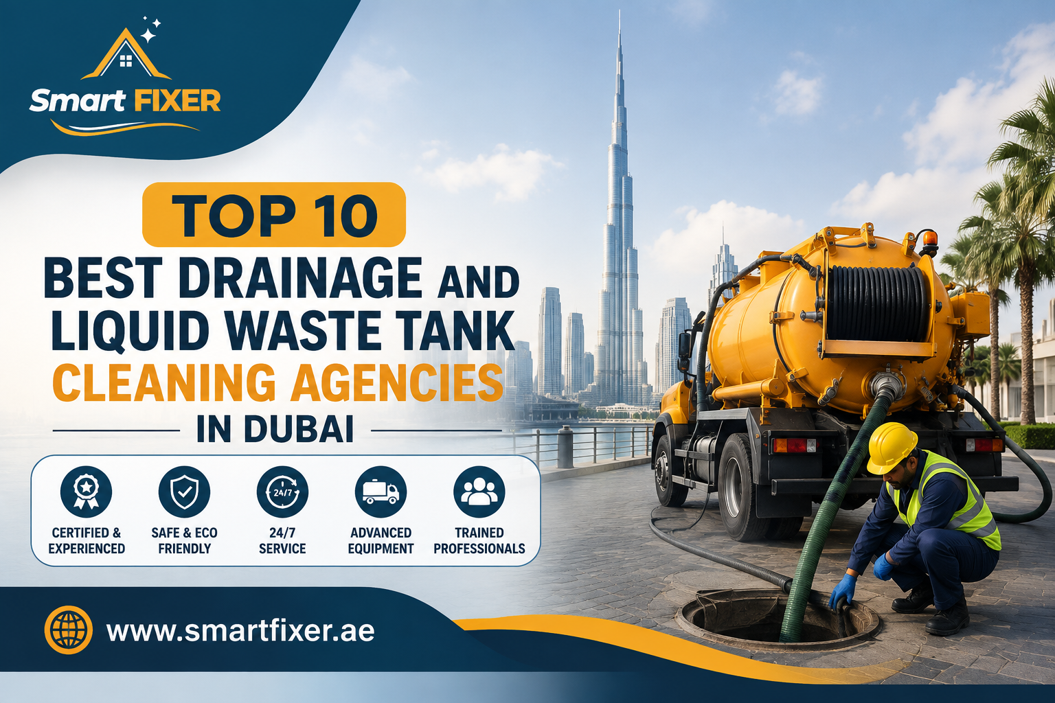 Drainage and Liquid Waste Tank Cleaning Agencies in Dubai