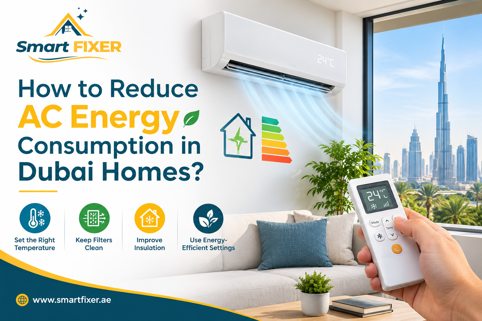 Reduce AC Energy Consumption in Dubai Homes